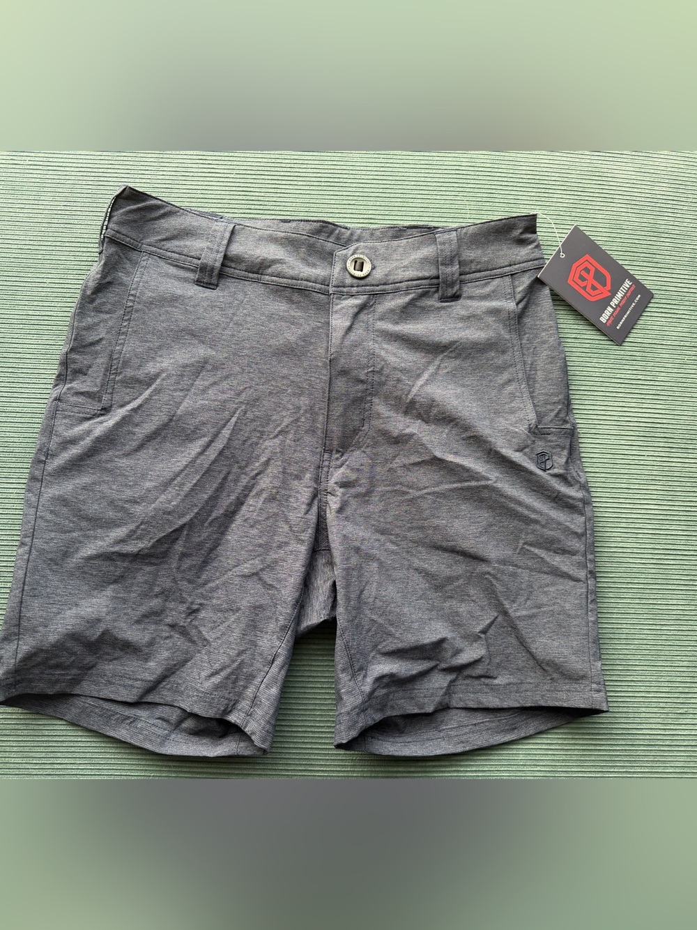 NWT Born Primitive Traverse 7” Shorts Navy Workout Gym Training Athletic Run 30